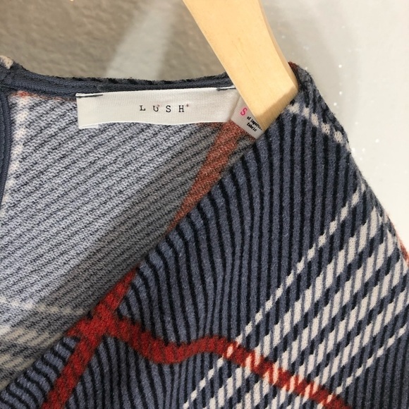 Lush Plaid Short Sleeve Jumpsuit - Picture 5 of 6